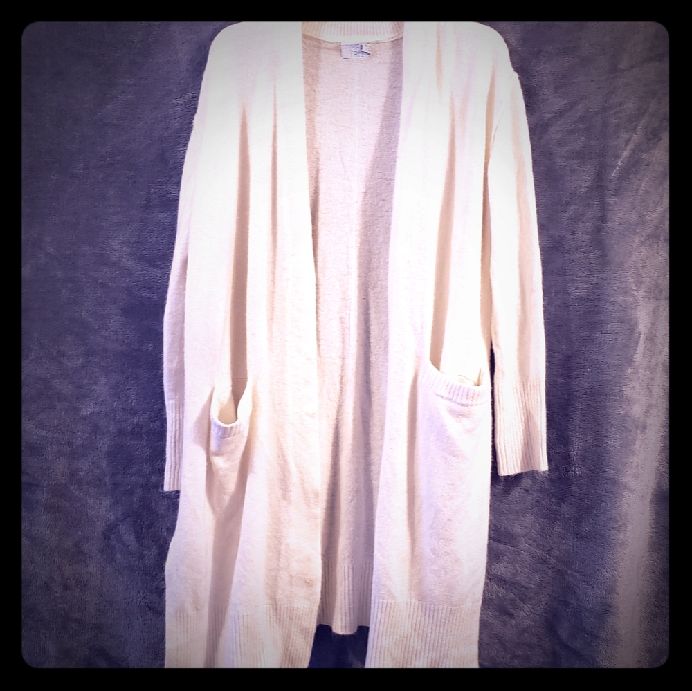 4/$20 Time and Tru cardigan/duster XL